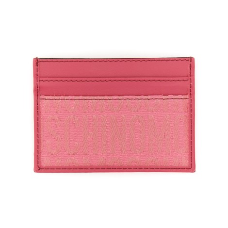 moschino monogram card holder