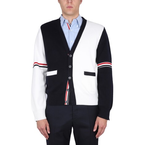 thom browne v-neck cardigan