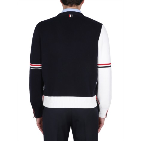 thom browne v-neck cardigan