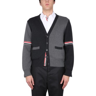 thom browne v-neck cardigan