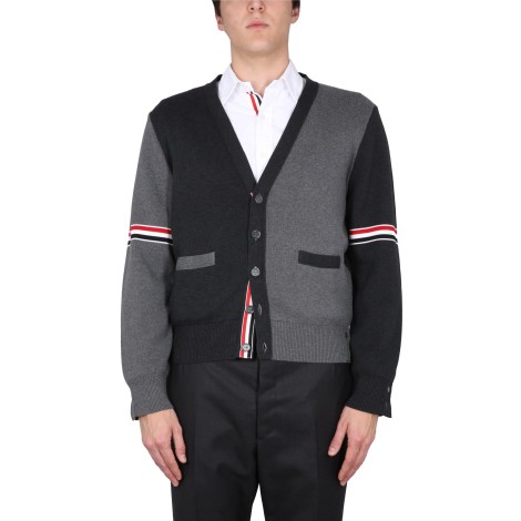 thom browne v-neck cardigan