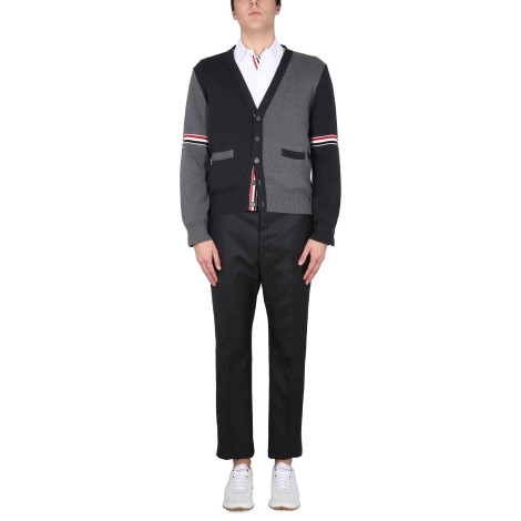 thom browne v-neck cardigan