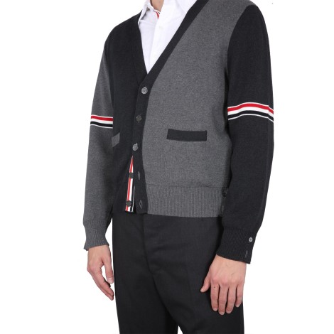 thom browne v-neck cardigan