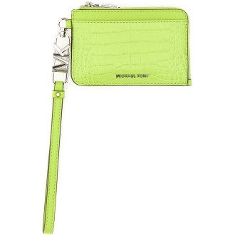 michael by michael kors leather credit card holder