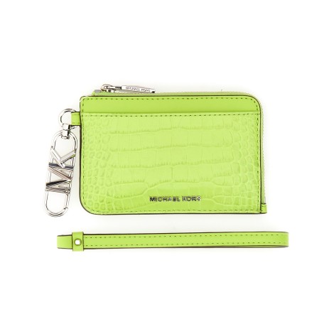 michael by michael kors leather credit card holder