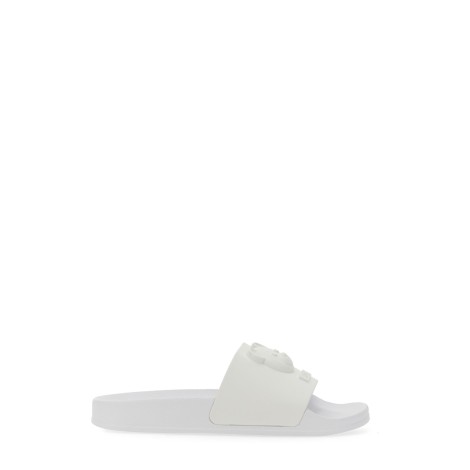 moschino slide sandal with teddy logo