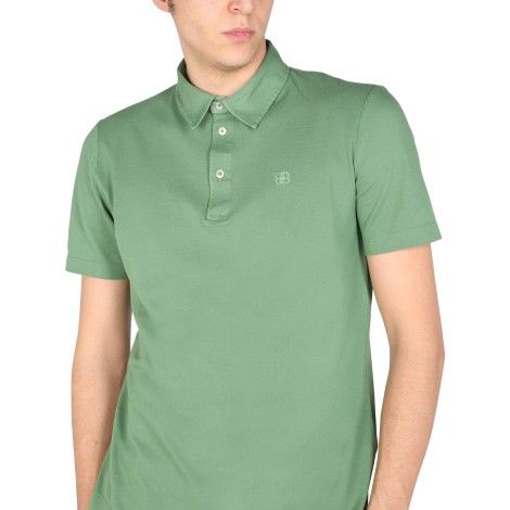 ballantyne polo with logo embroidery