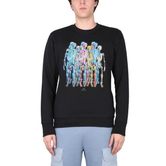 ps by paul smith skull print sweatshirt