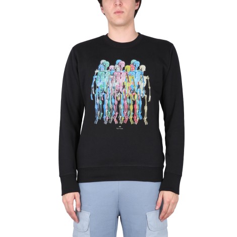 ps by paul smith skull print sweatshirt