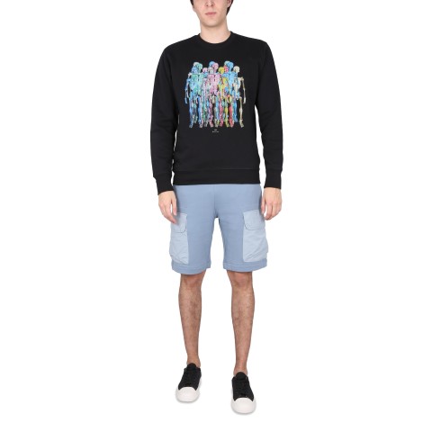 ps by paul smith skull print sweatshirt