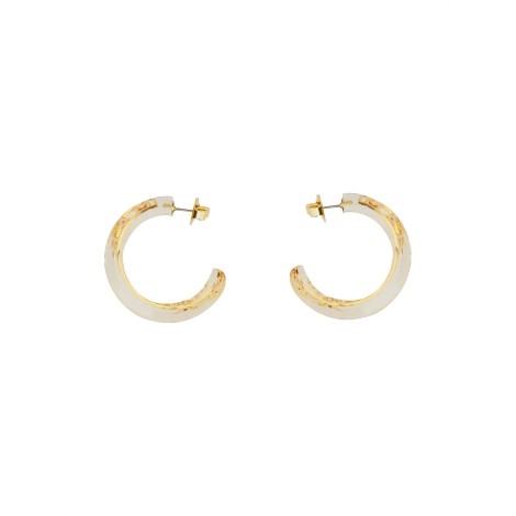 marc jacobs monogram hoop earrings