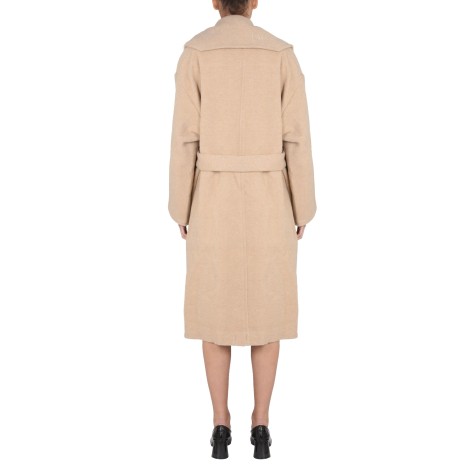 patou wool maxi coat