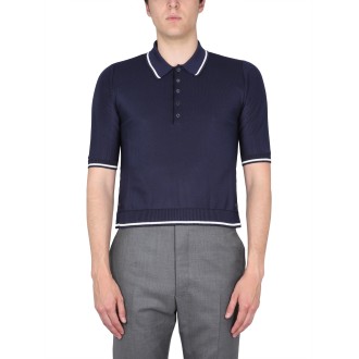 thom browne polo in pique.