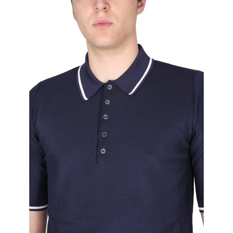 thom browne polo in pique.