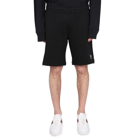 ps by paul smith cotton fleece bermuda shorts