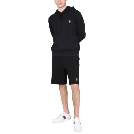 ps by paul smith cotton fleece bermuda shorts