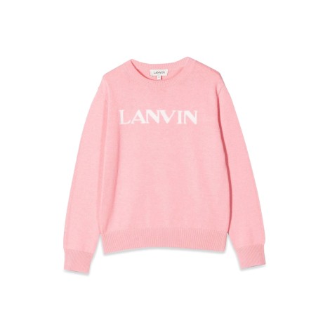 lanvin pullover con logo