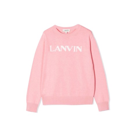 lanvin pullover con logo