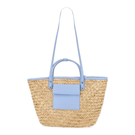 sundek straw shopper bag