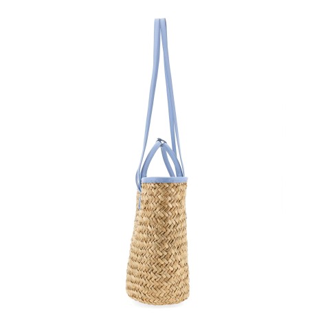 sundek straw shopper bag