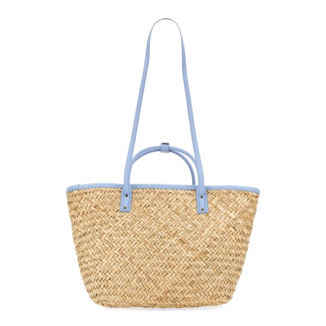 sundek straw shopper bag