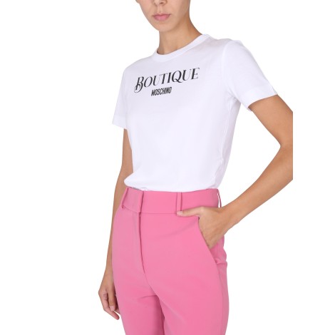 boutique moschino logo print t-shirt