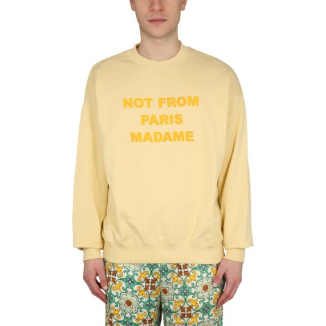 drôle de monsieur slogan sweatshirt