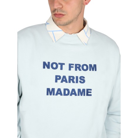 drôle de monsieur slogan sweatshirt