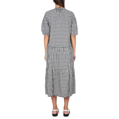 woolrich check pattern dress