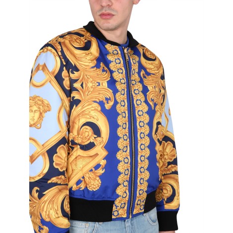 versace double-face bomber jacket baroque 660