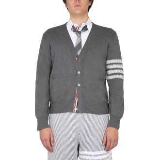 thom browne 4 bar stripe cardigan