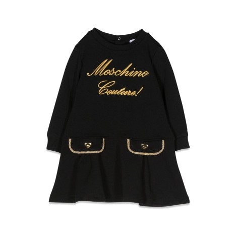 moschino m/l logo dress