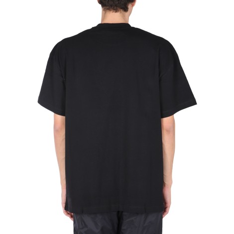 msgm t-shirt with vertigo print