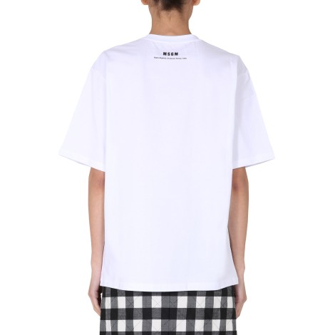 msgm crew neck t-shirt