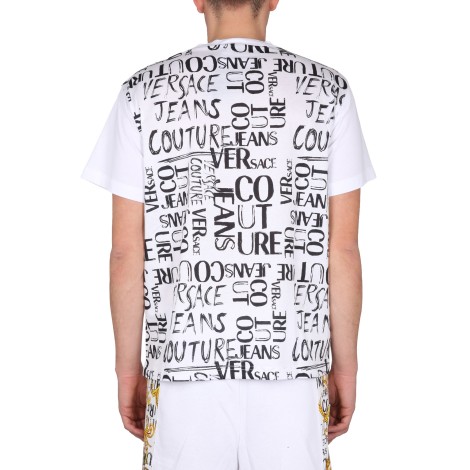 versace jeans couture t-shirt with logo