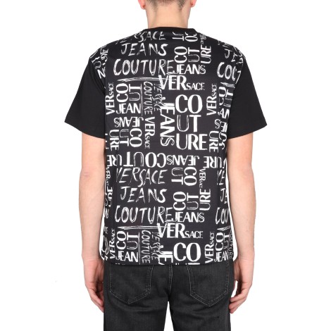 versace jeans couture t-shirt with logo