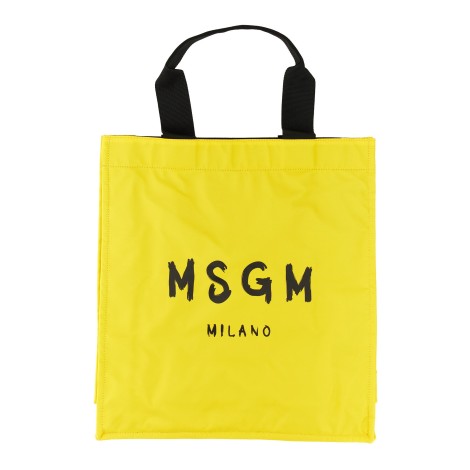 msgm tote bag with logo