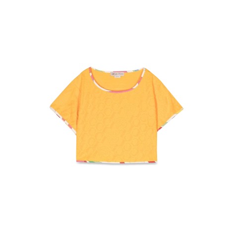 emilio pucci cropped t-shirt