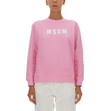 msgm sweatshirt with logo