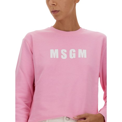 msgm sweatshirt with logo