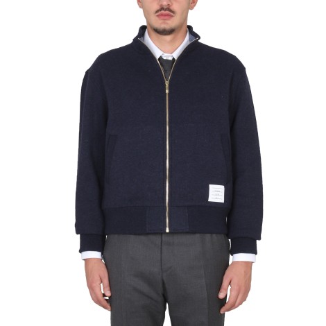 thom browne jacket with zip