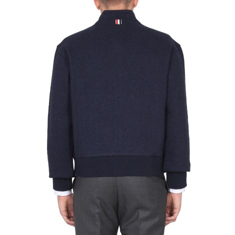 thom browne jacket with zip