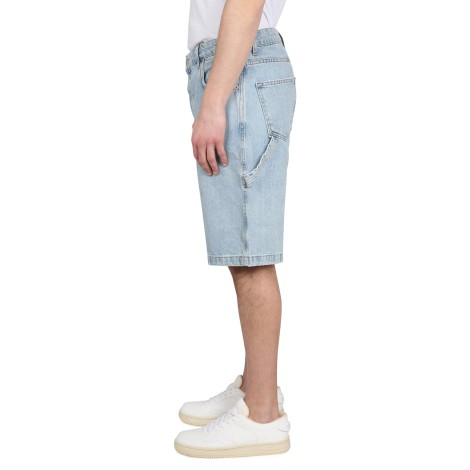 drôle de monsieur denim bermuda shorts