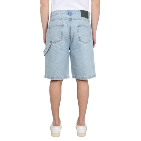 drôle de monsieur denim bermuda shorts