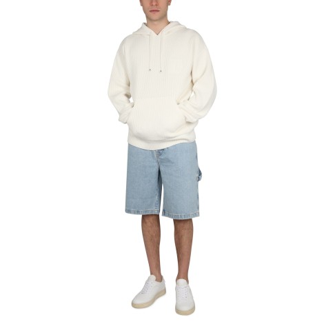 drôle de monsieur denim bermuda shorts