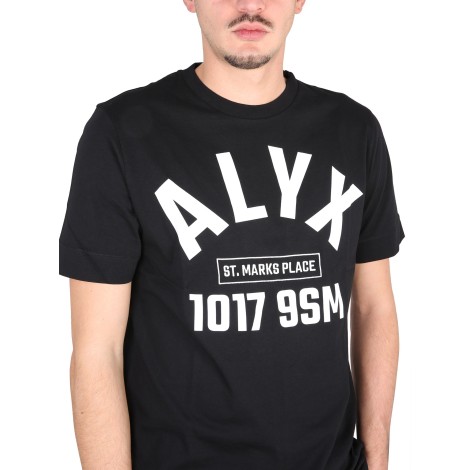 1017 alyx 9sm logo print t-shirt