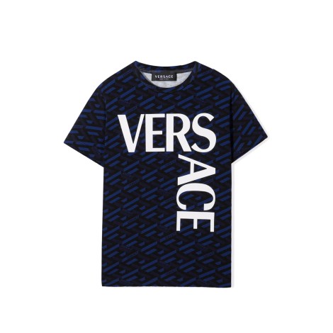 versace t-shirt jersey monogram + st. versace