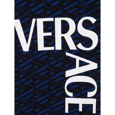 versace t-shirt jersey monogram + st. versace