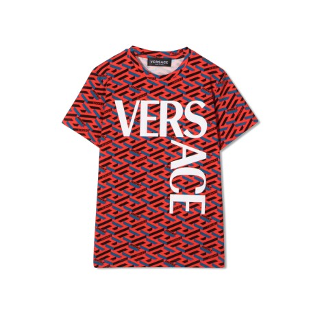 versace t-shirt jersey monogram + st. versace