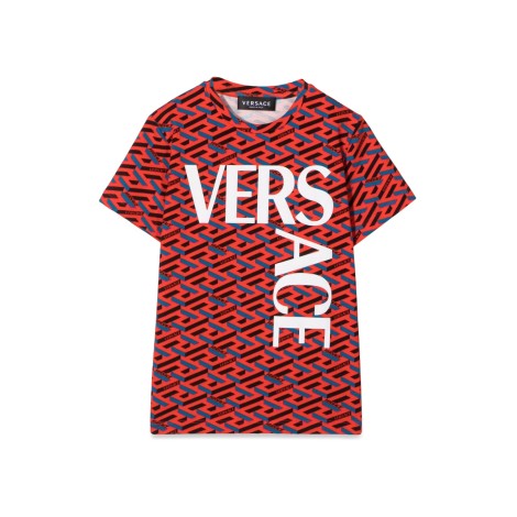 versace t-shirt jersey monogram + st. versace